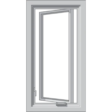 Boston Pella Hurricane Shield Series Vinyl Casement Window