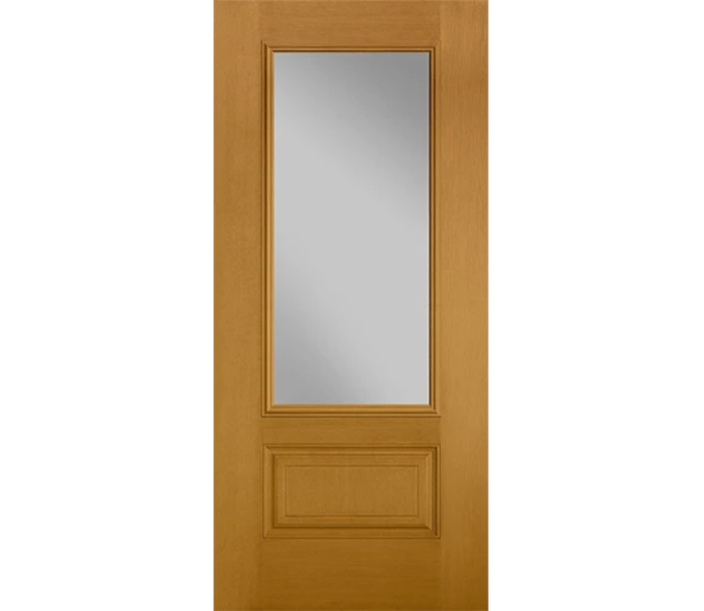 Boston Three Quaters light Fiberglass Entry Door