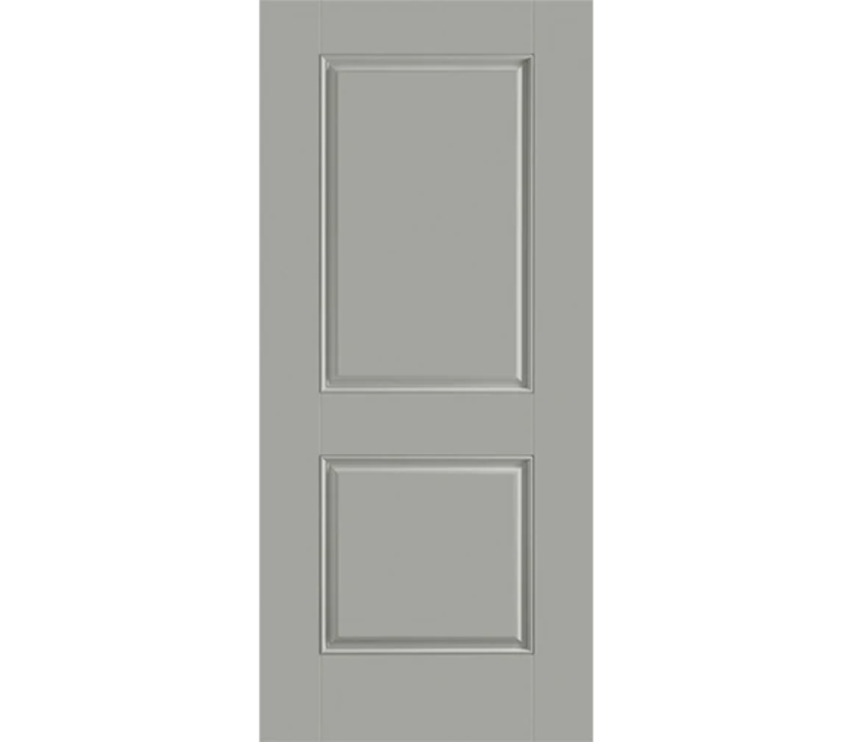 Boston Two Panel Square Fiberglass Entry Door